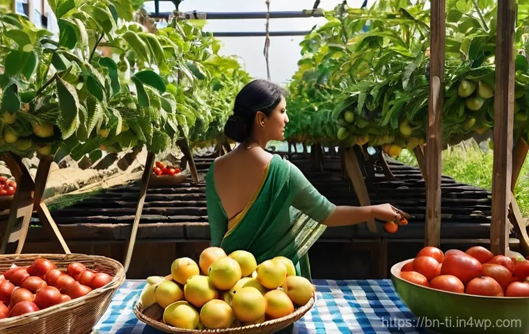 신선한 재료로 만드는 최고의 건조 식품 레시피 - **Prompt:** "A warm, sunlit outdoor patio or rooftop terrace, clean and well-maintained. A woman in ...